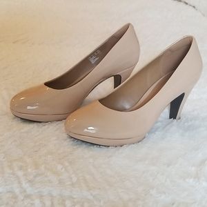 Clarins Nude Patent Heels